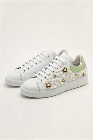 Leather Sneakers White
