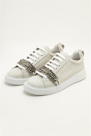 Suede Sneakers Off White